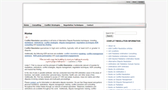 Desktop Screenshot of conflictresolution.com